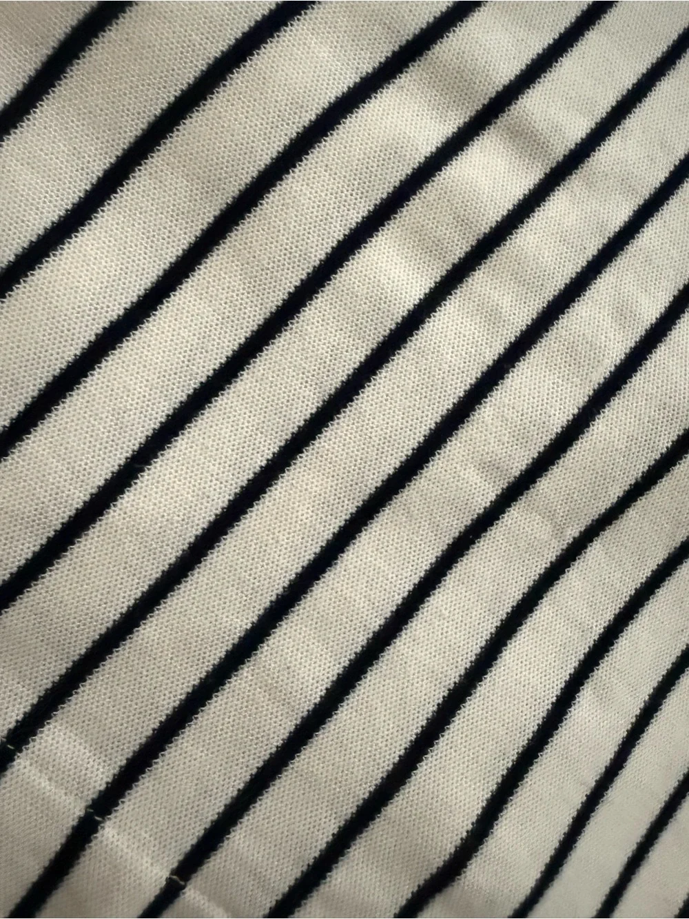 Zara Cream and Black Striped Cropped Knit Tank